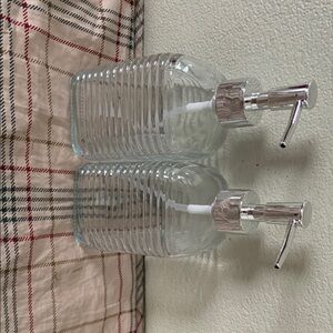 Glass soap containers